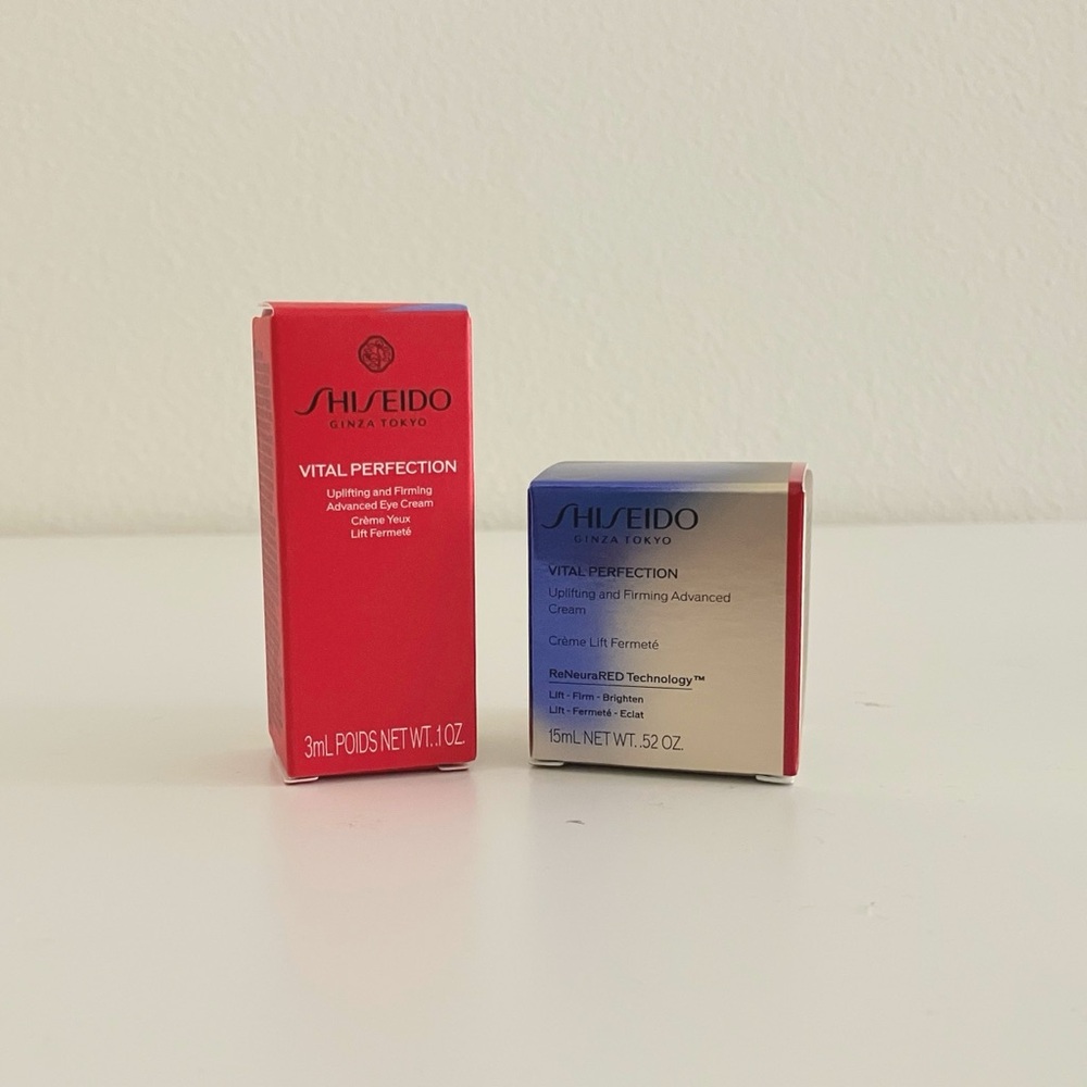Shiseido Vital Perfection Cream set - travel size